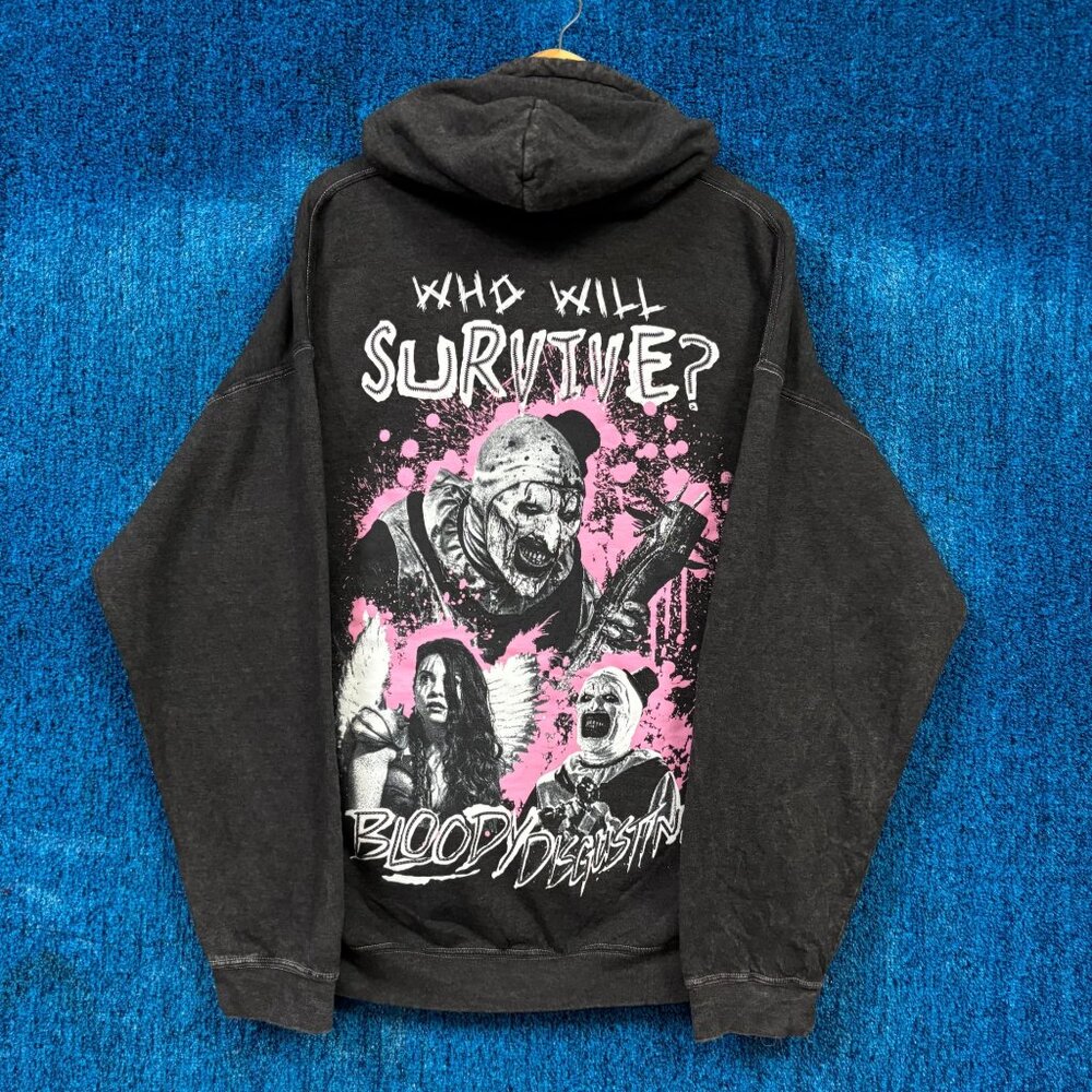 Bloody Disgusting x Terrifier Art the Clown Horror Hoodie XL
